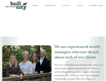 Tablet Screenshot of bullcityadvisors.com